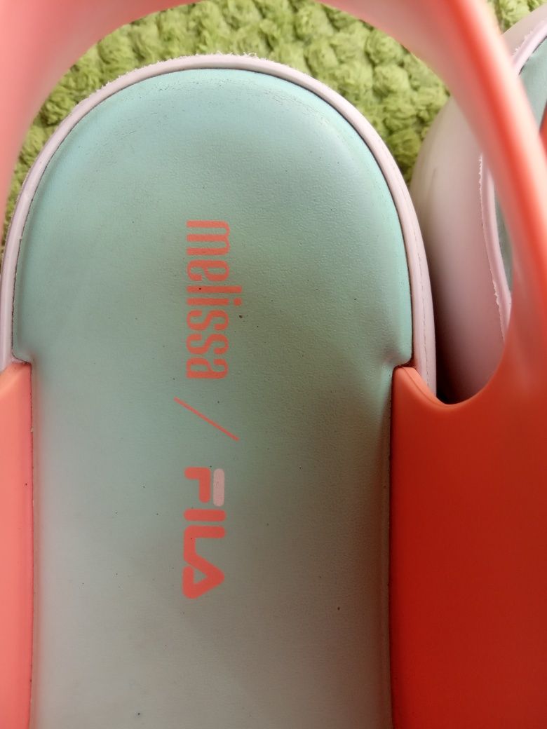 Różowe sandały Melissa Fila r.38