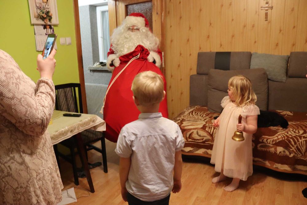 Wizyta Świętego Mikołaja w twoim domu