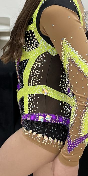 Костюм для повітряноі гімнастики виступів (купальник + лосини)