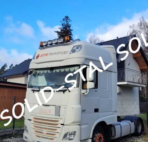 Orurowanie GÓRNE / RAMA NA HALOGENY Daf Xf 106 Ze stali nierdzewnej