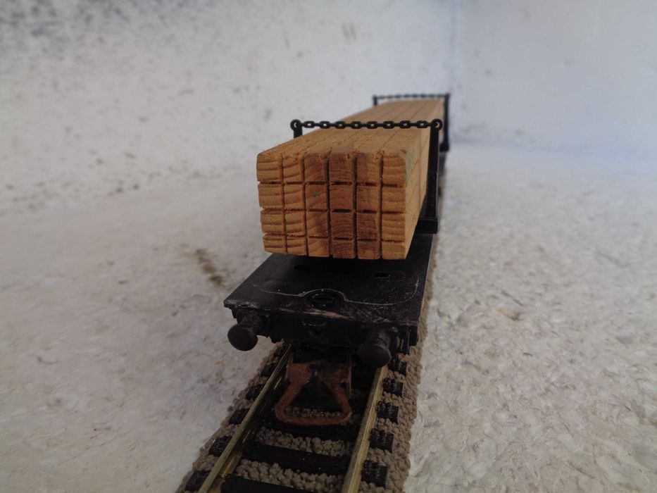 1:87 LIMA Vagão transporte de madeira comboio