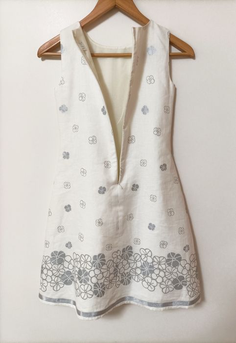 Vestido de Cerimónia em Linho para Menina (Novo - 8 anos)