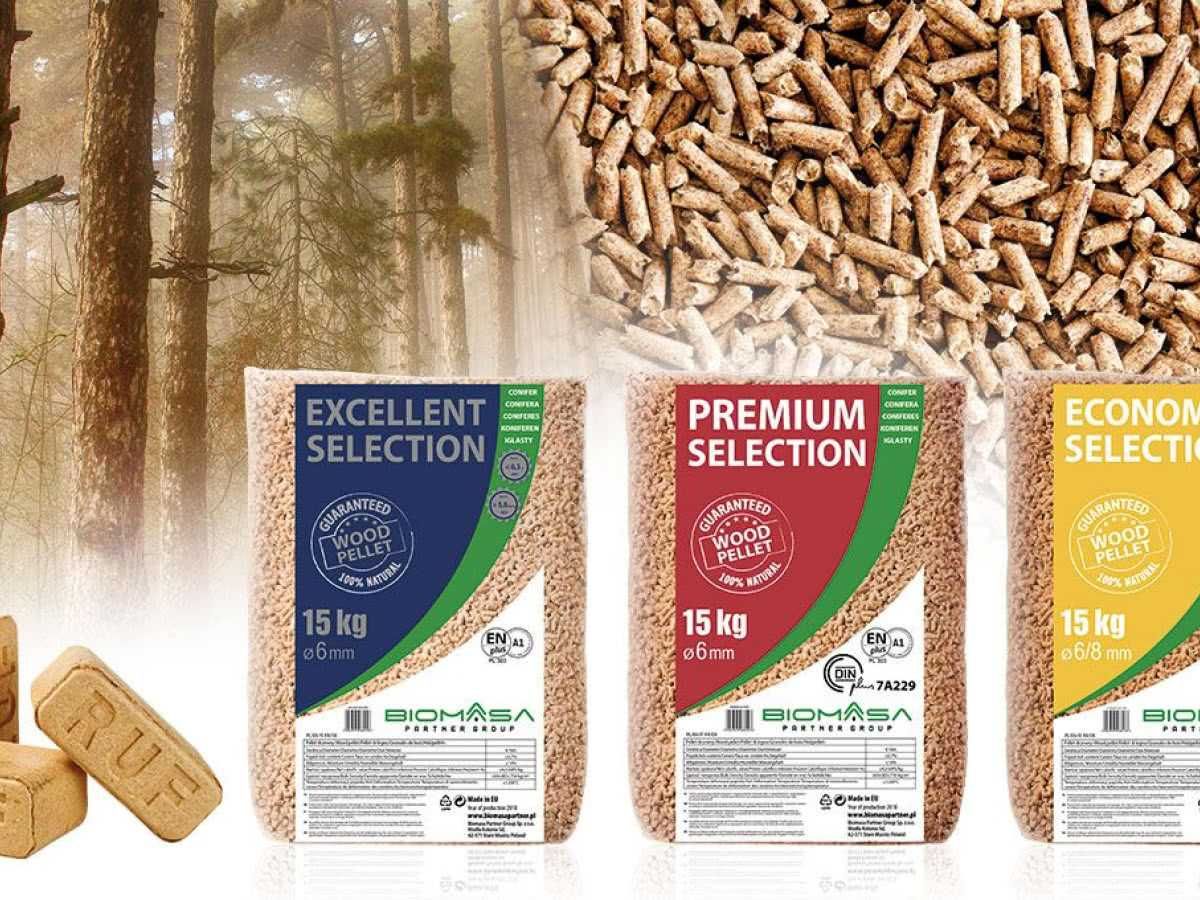 Pellet Pelet produkt Polski 20 zł/15 kg paleta 65 szt 1300 zł