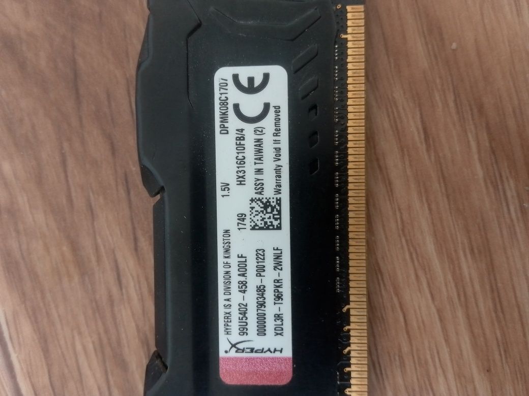 DIMM 4Gb DDR3 1600MHz Kingston