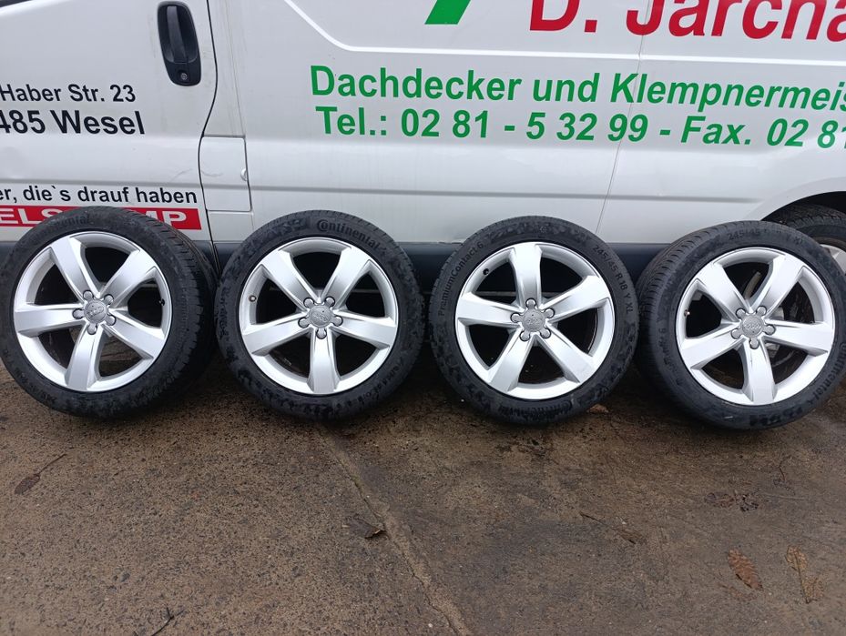 Audi A6 C8 Q5 A4 felgi alu 18 cali ładny stan z Niemiec oryginalne oe