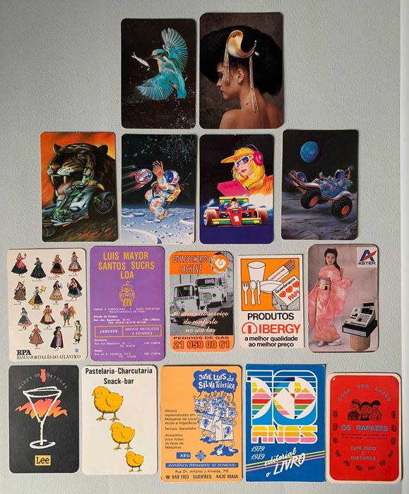 Calendários Antigos Variados (preço unitário)