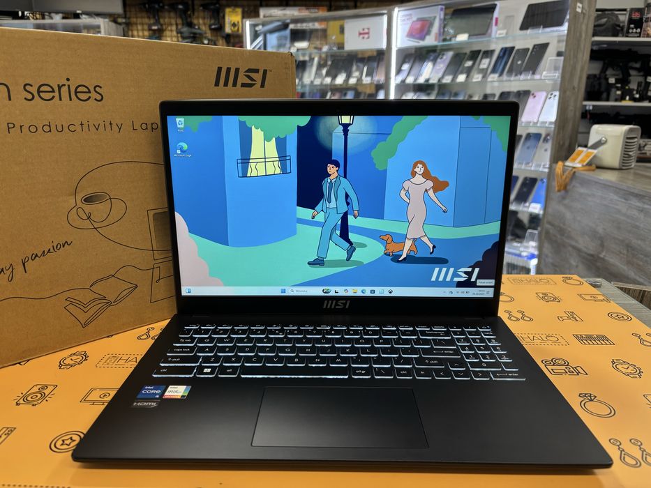 Laptop MSI Modern B11M  i5/8GB/512GB SSD/Iris Xe, Lombard Halogsm Łódź