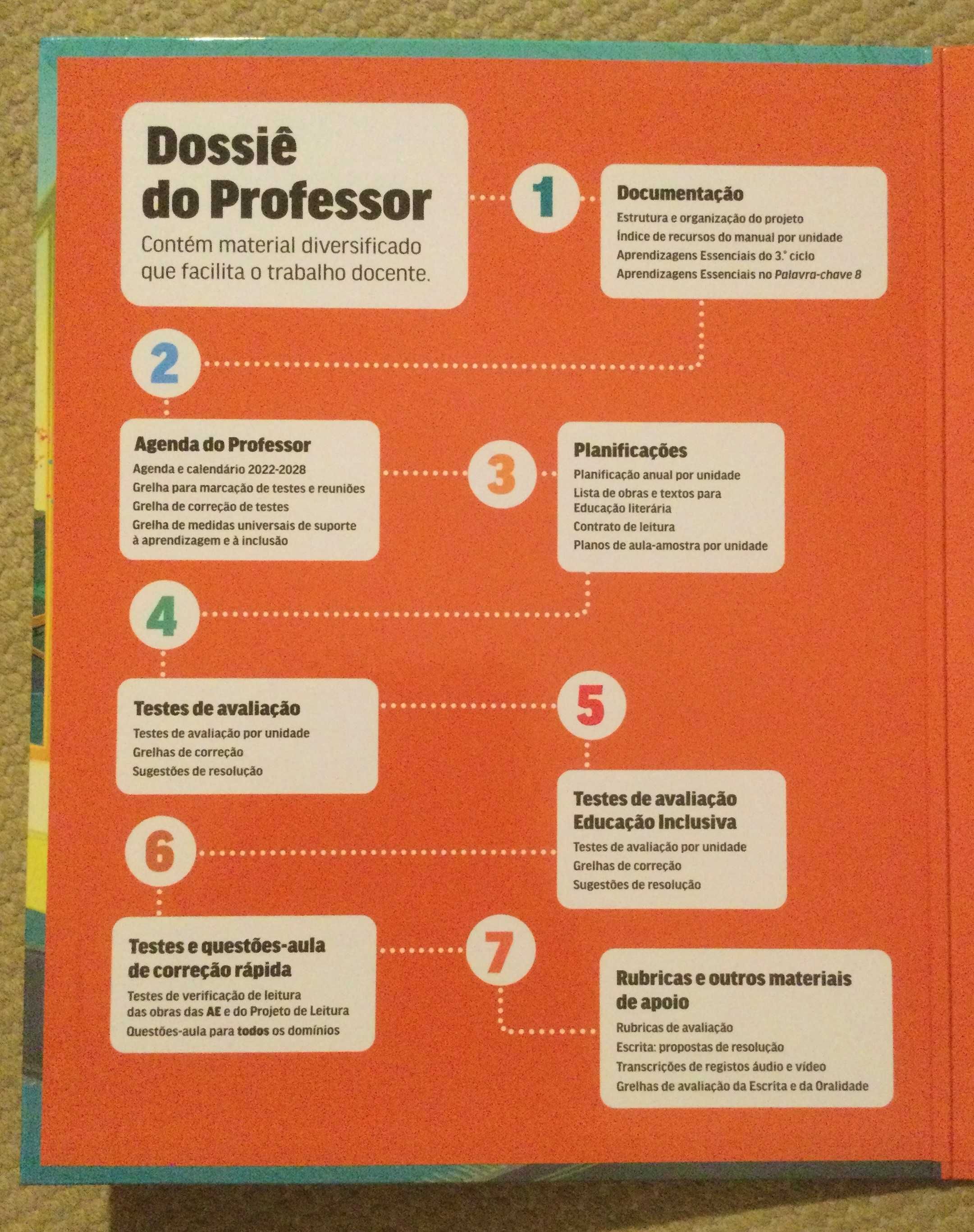 PALAVRA Chave 8-  8º ANO do Professor- NOVO- Porto Editora