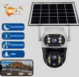 Kamera Solarna Wi-Fi 8MP, 2 obiektywy, detekcja PIR 10X Zoom IP66