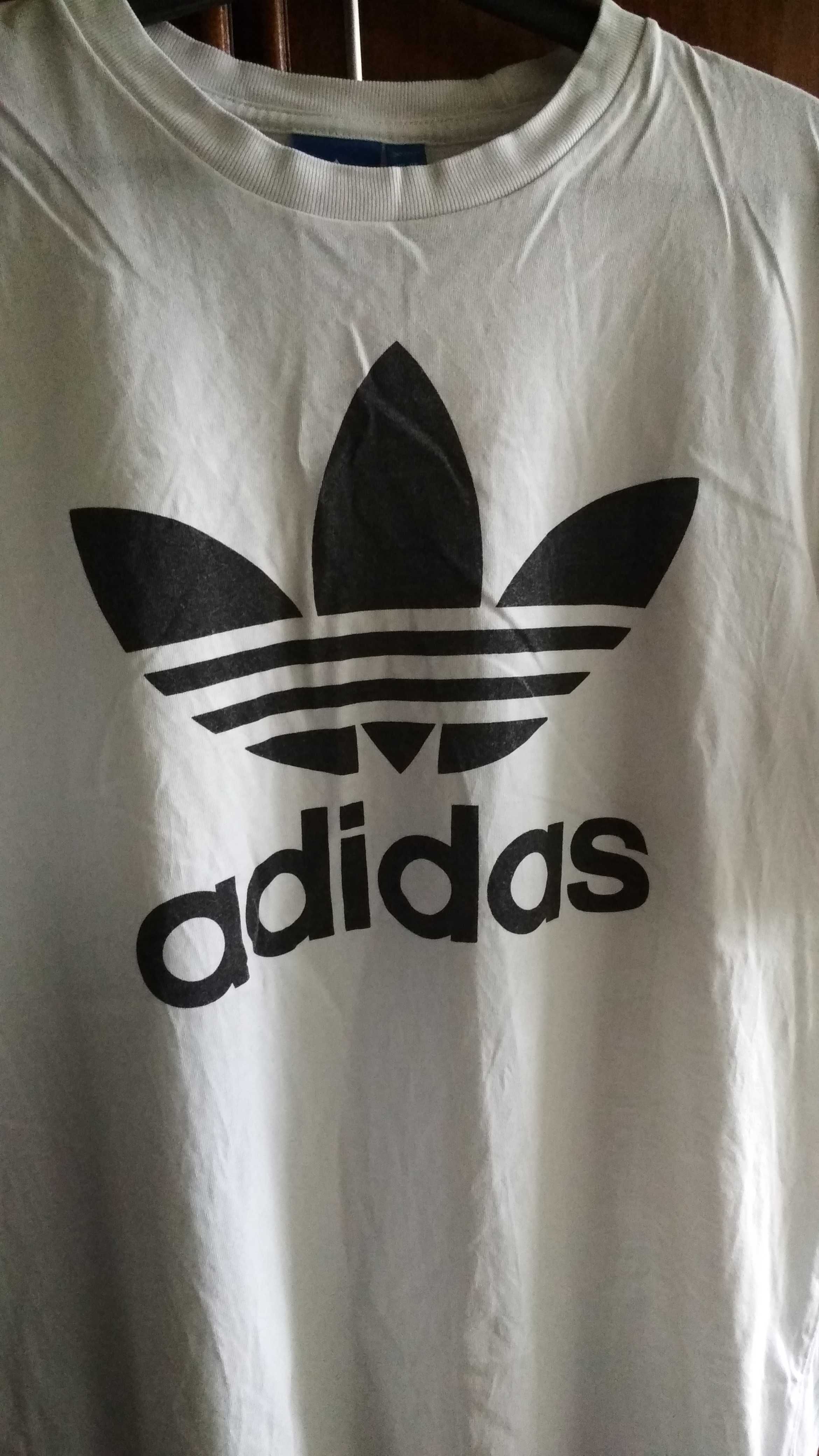 Adidas Classic футболка белая оригинал (L)