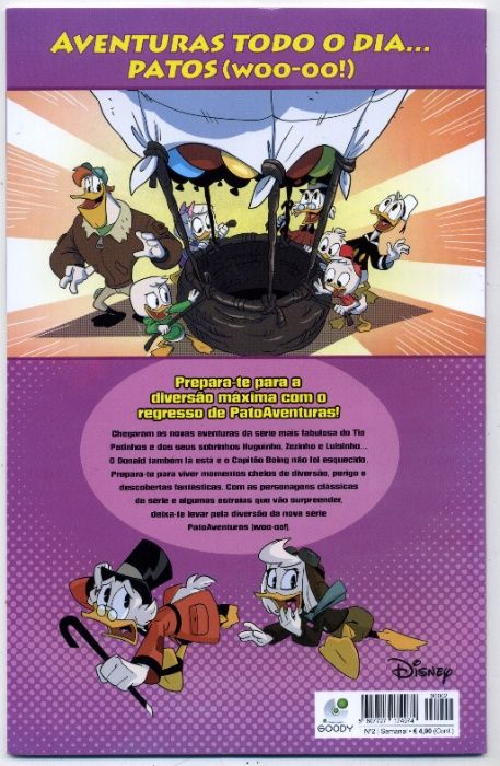 Disney, Pato aventuras - lote de 4, novos