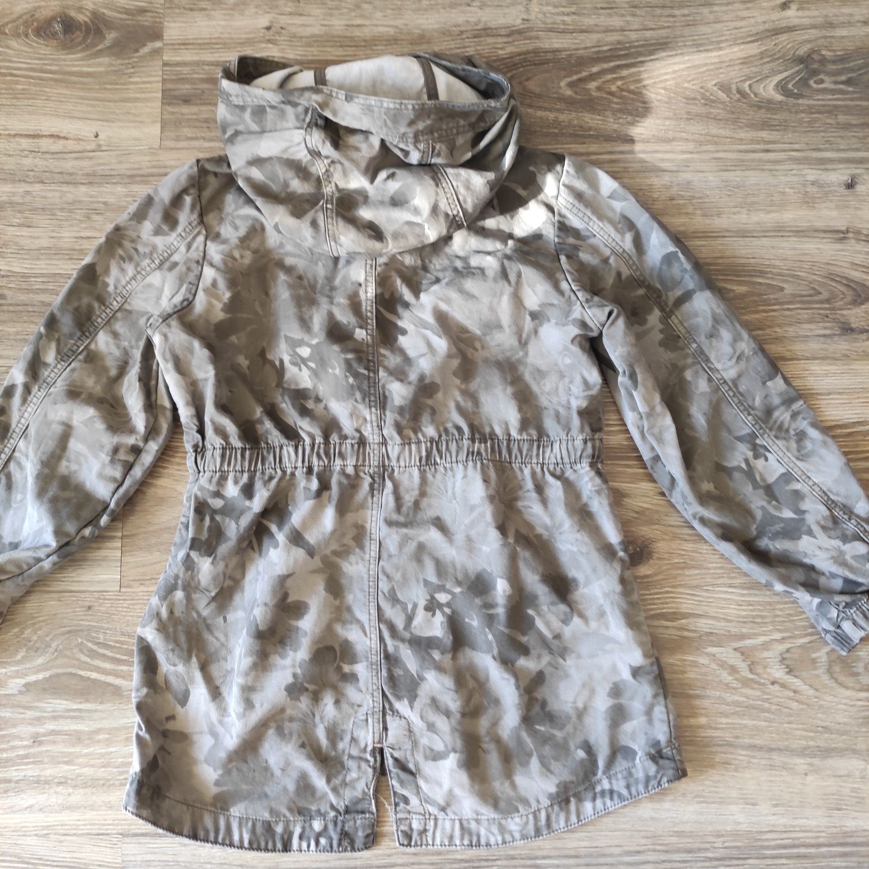 Parka płaszcz dla dziewczynki H&M 134 cm