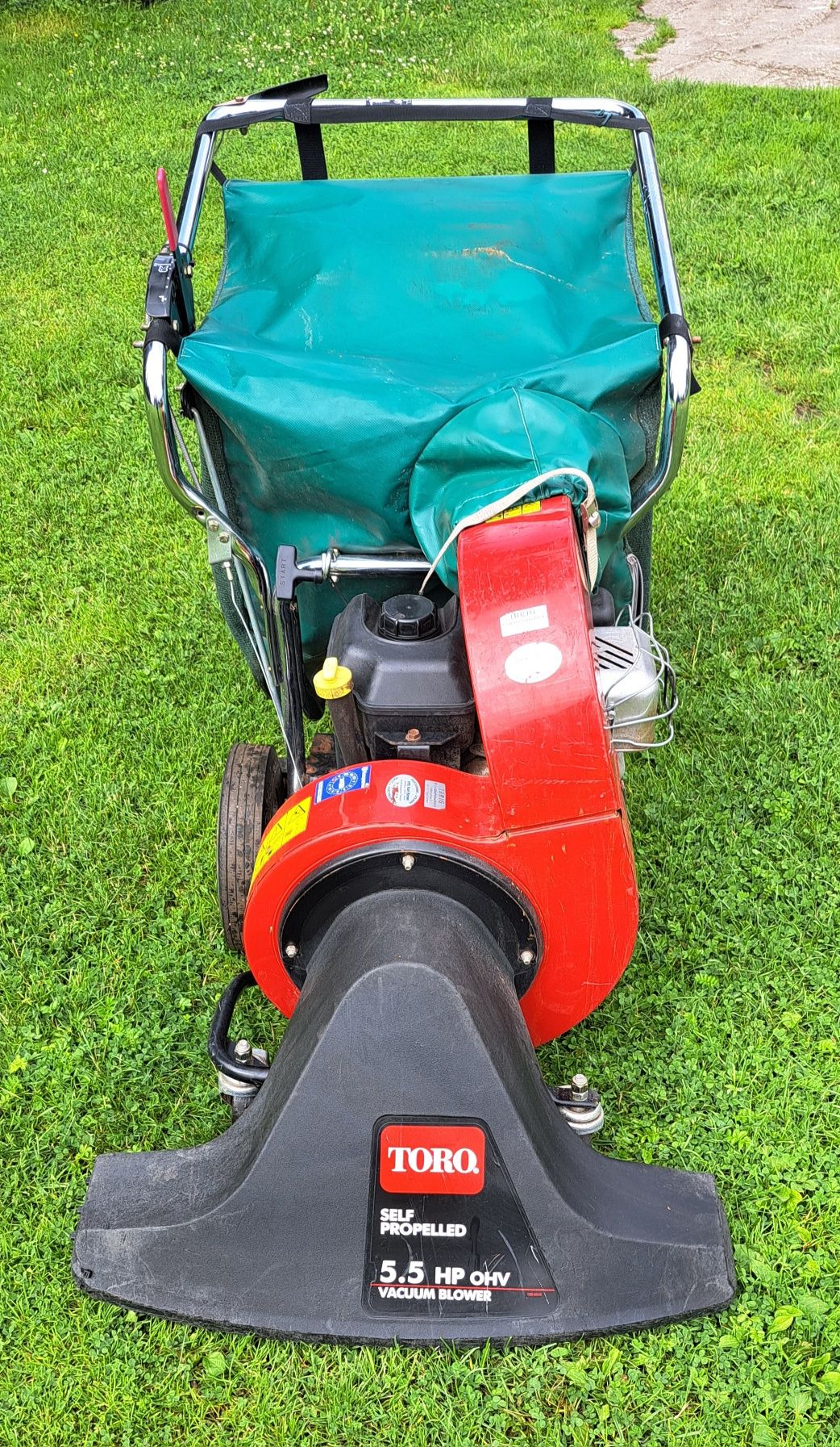 Odkurzacz do liści i trawy Toro z napędem briggs&stratton 5.5 km