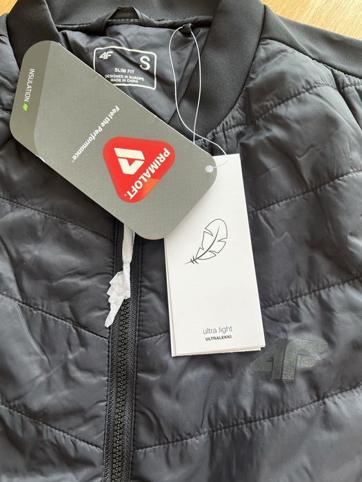 Kamizelka 4F damska do biegania Primaloft S czarna