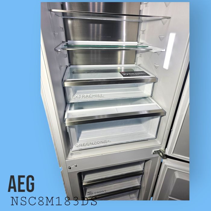 Lodówka do zabudowy AEG NSC8M183DS - NoFrost; Multispace, sklep 6500zł