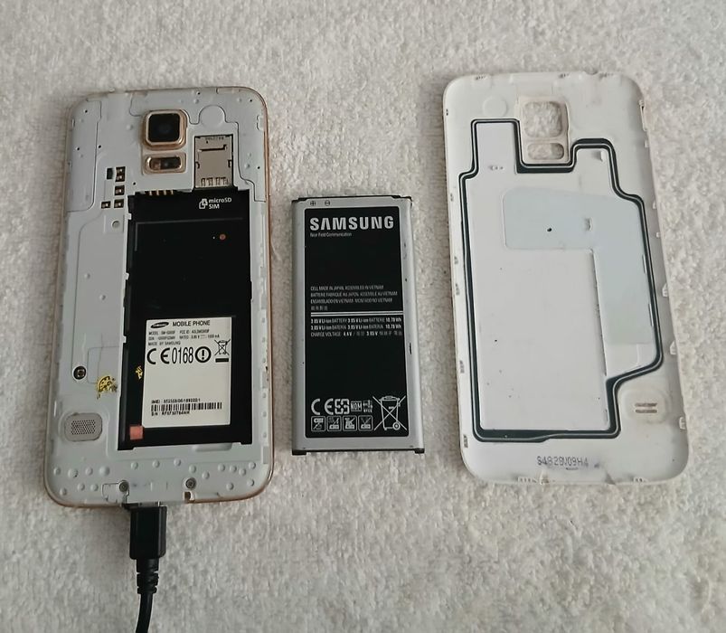 Samsung Modelo SM-G900F para peças Problema no Visor