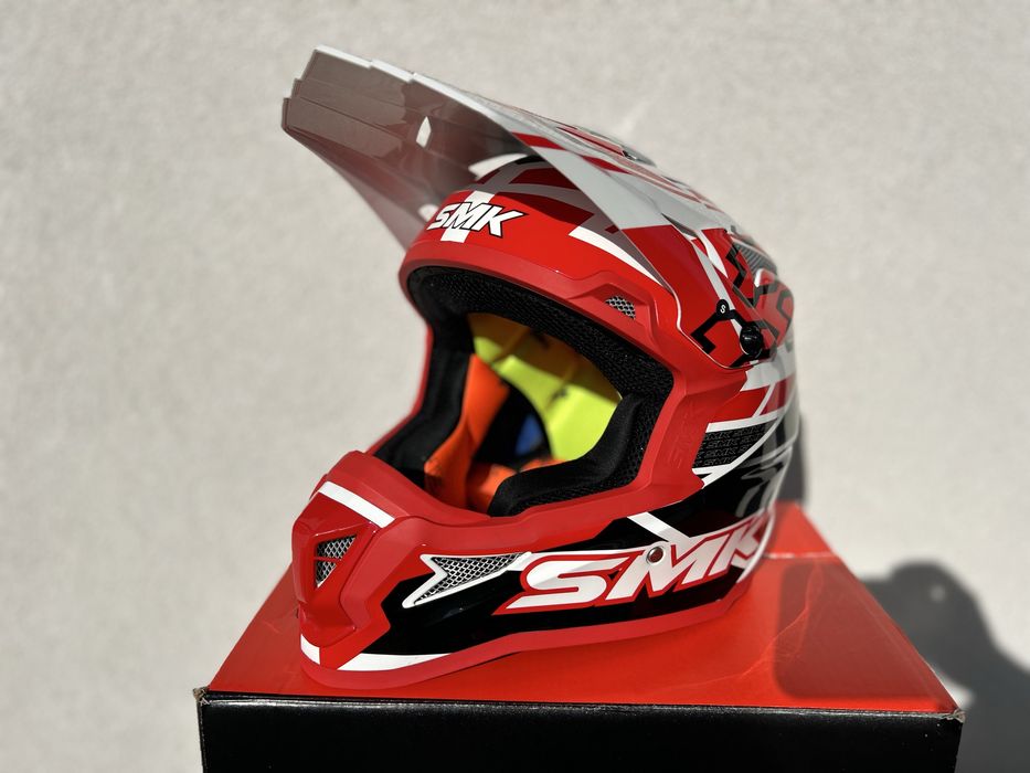 Kask motocyklowy cross HULAJNOGA quad SMK ALLTERRA rozmiar XXL 62cm