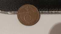 Moneta III Rzesza Niemcy 2 pfennig 1937r.A