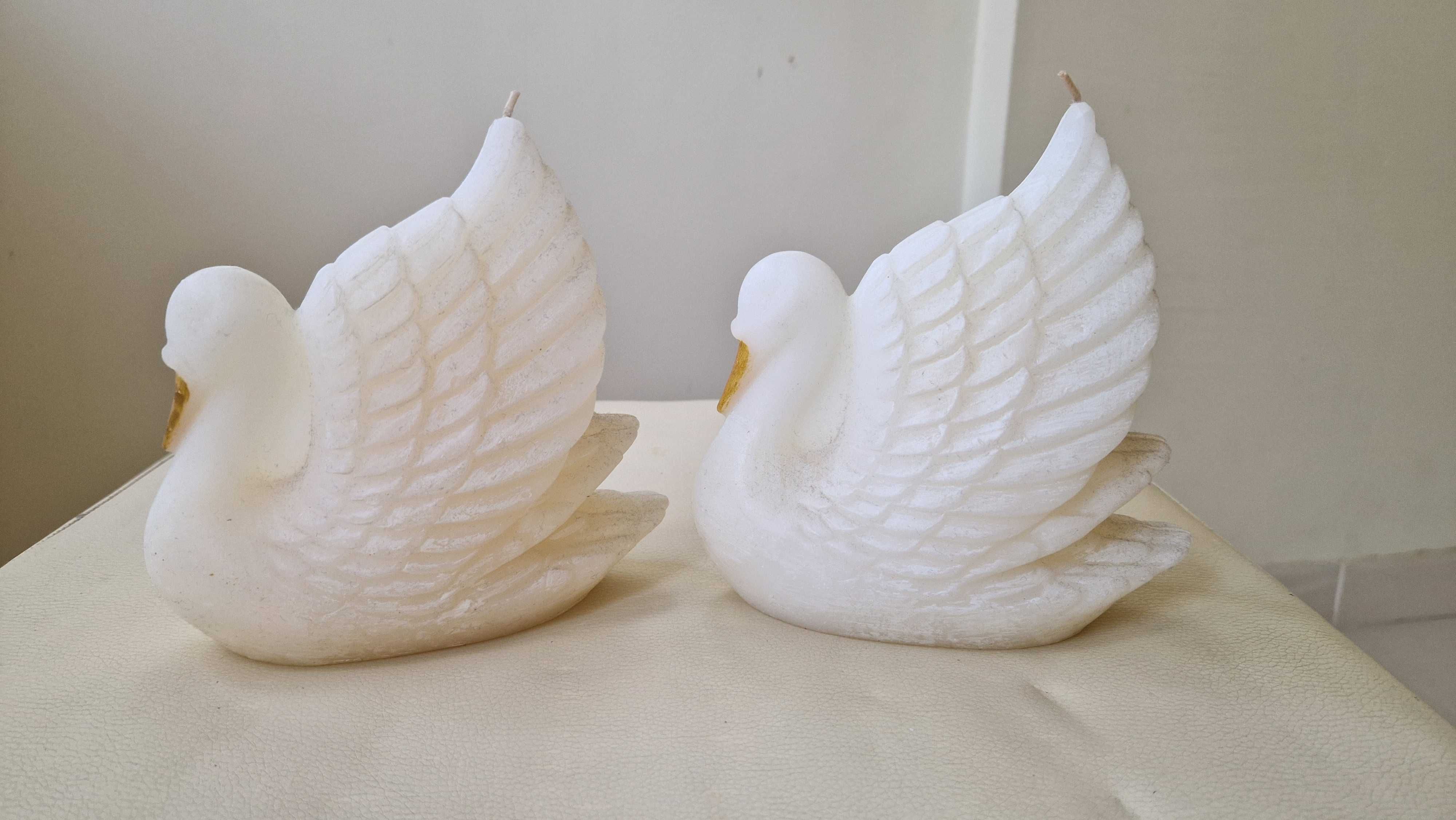 2 velas em forma de Cisne da Zara Home