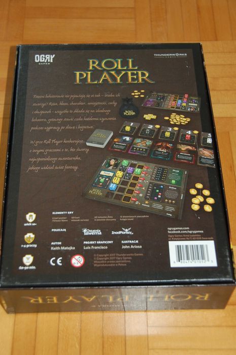 gra Roll Player + postać Żaby + karta Przeklęty pierścień