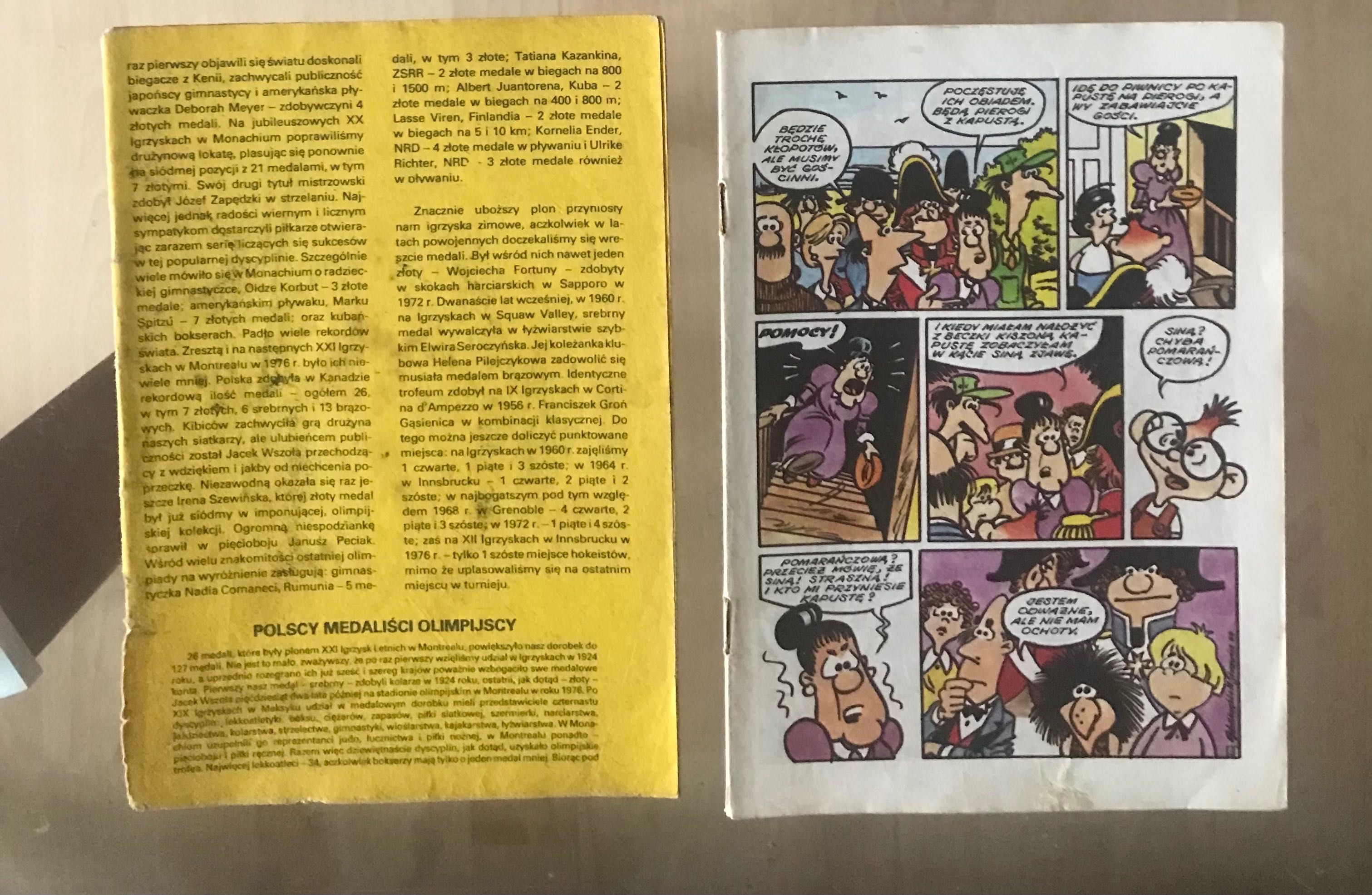 Komiks PRL Polacy na olimpijskich arenach, Miasto z chmur