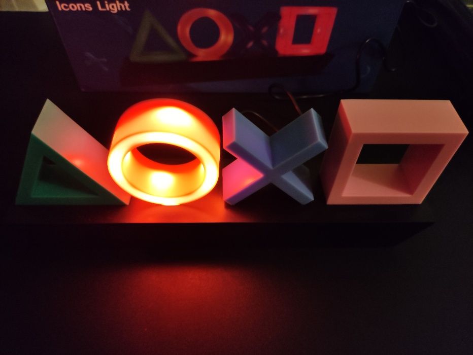 Светильник лампа PlayStation Icons Light. Новый