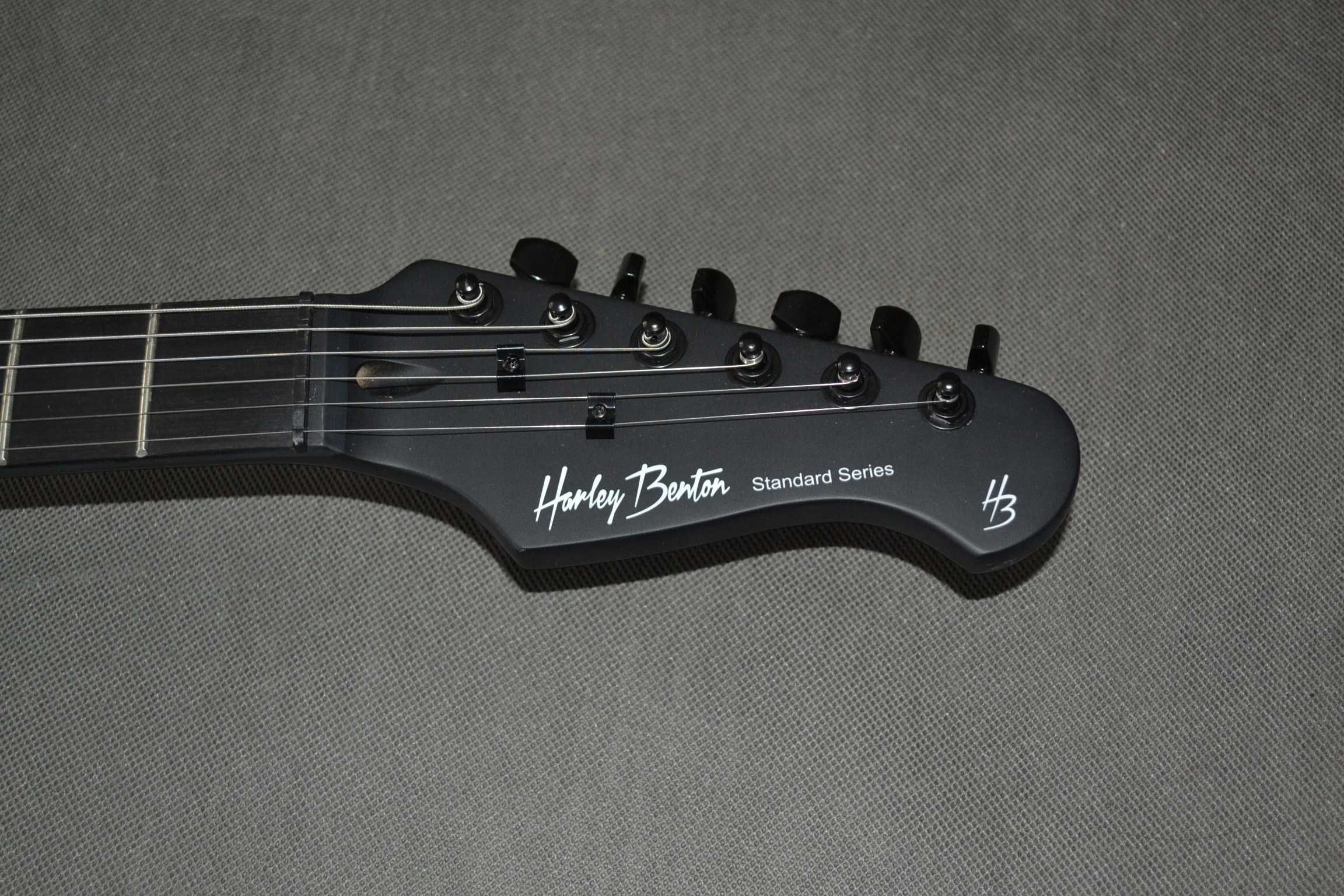 HARLEY BENTON ST-20HSS SBK nowa gitara stratocaster ustawiona lutniczo