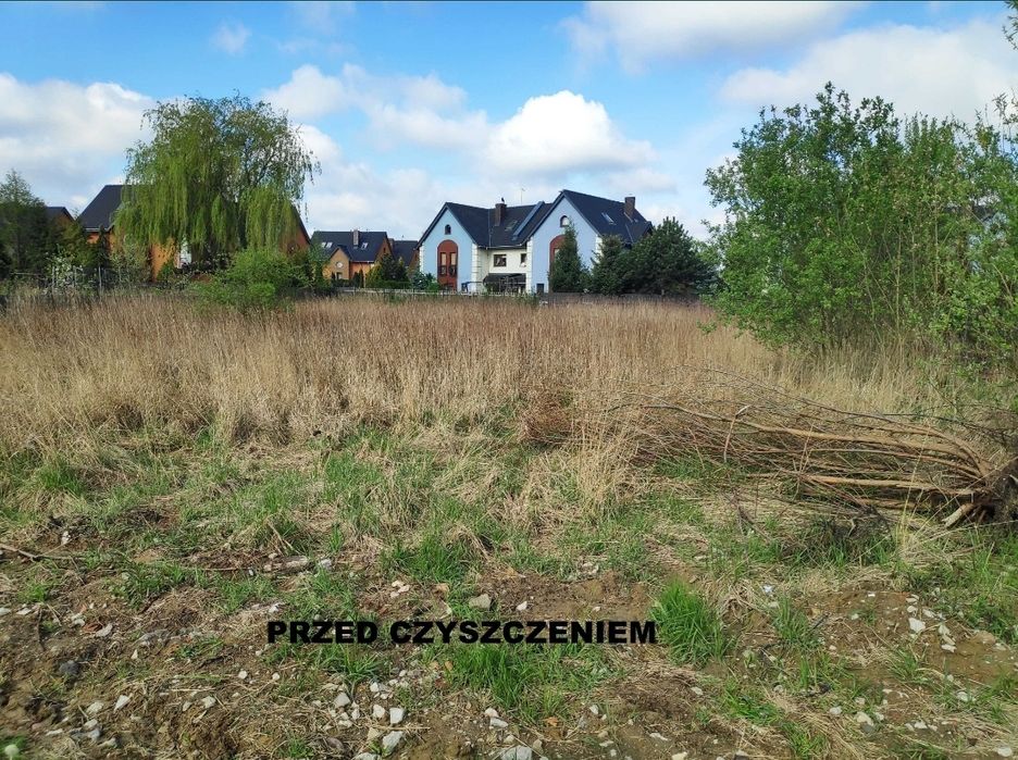 Koszenie nieużytków, czyszczenie działek, koszenie ogrodów