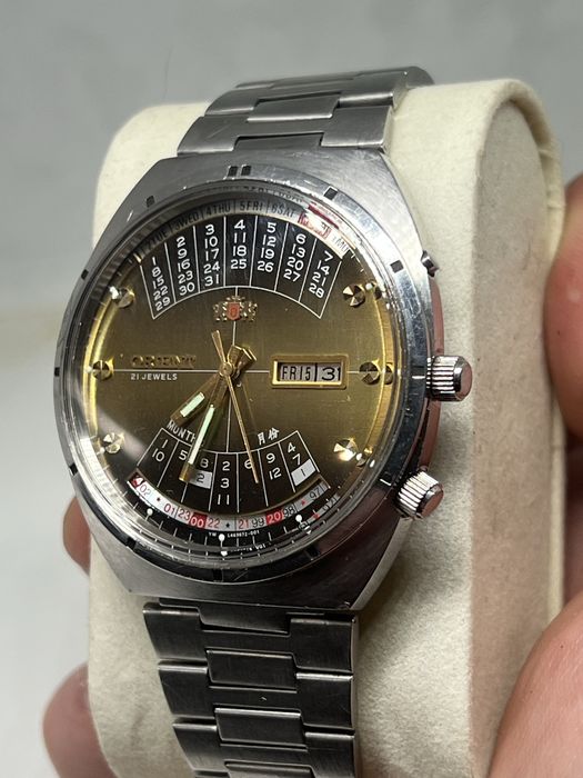 Zegarek Orient College “patelnia” lata 80
