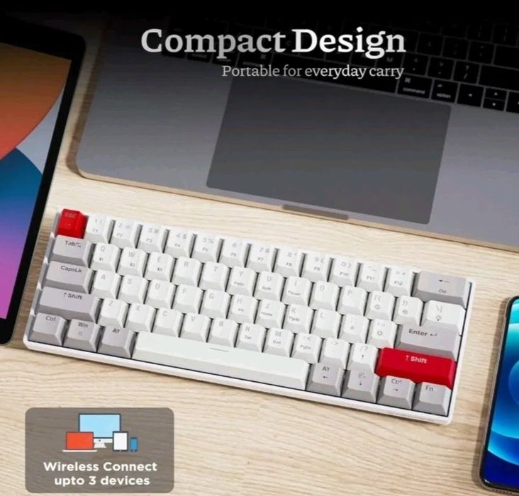 Newmen GM610 60% bezprzewodowa klawiatura mechaniczna