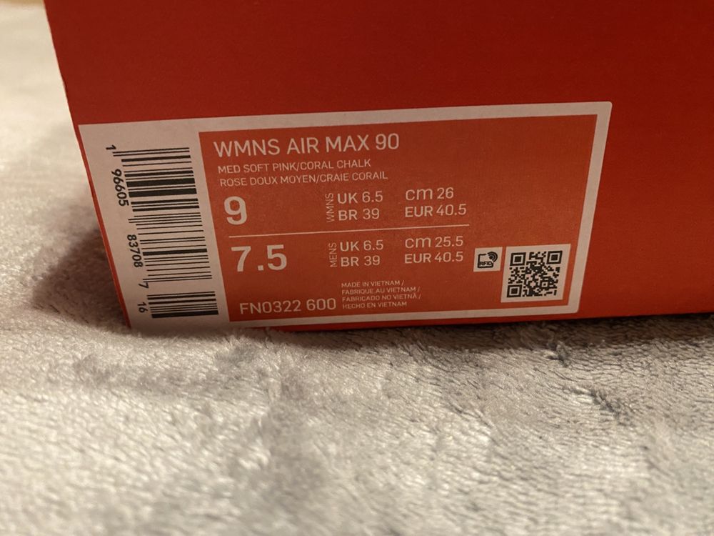 Женские Nike Air Max 90 Новые  Оригинал