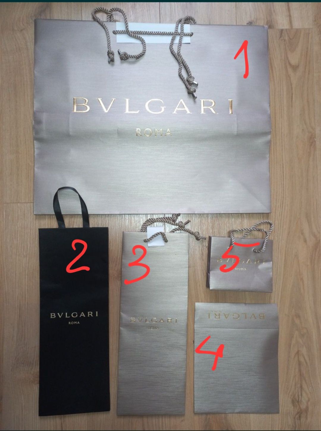 Пакеты, пакет Bvlgari.