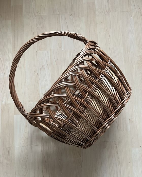 Duży kosz wiklinowy - ażur