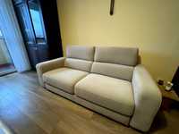 Sofa - kanapa beżowa - stan IDEALNY - SWARZĘDZ