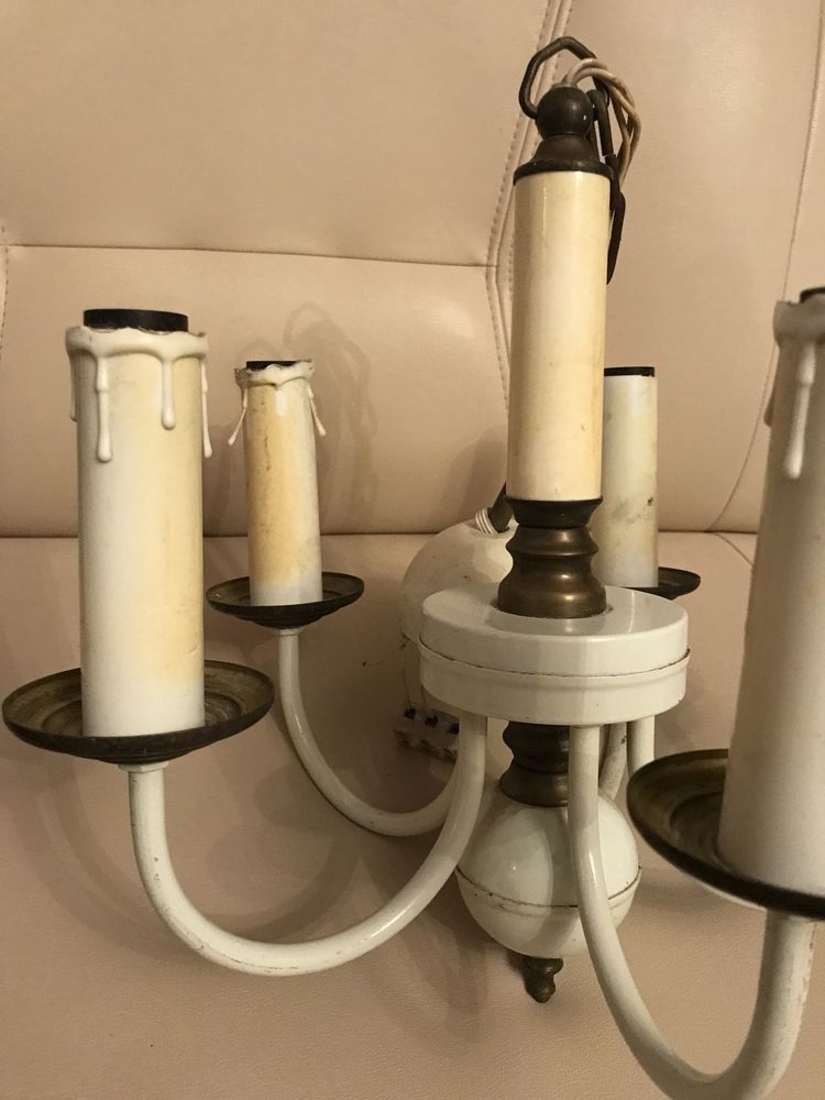 Żyrandol lampa świecznik antyk vintage stylowy żyrandol