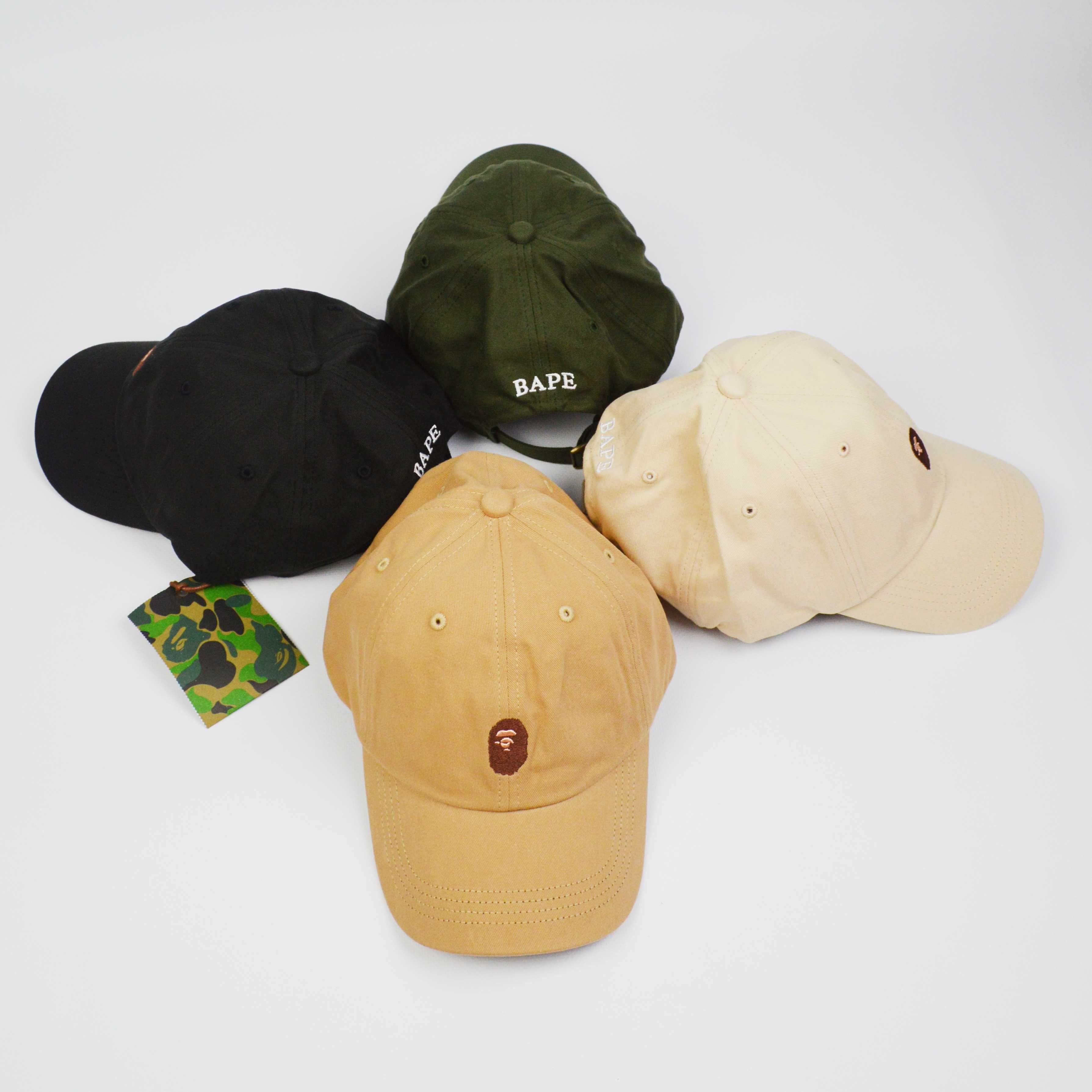 Кепка bape ape head one point panel cap бейсболка 001cpi301009m бейп