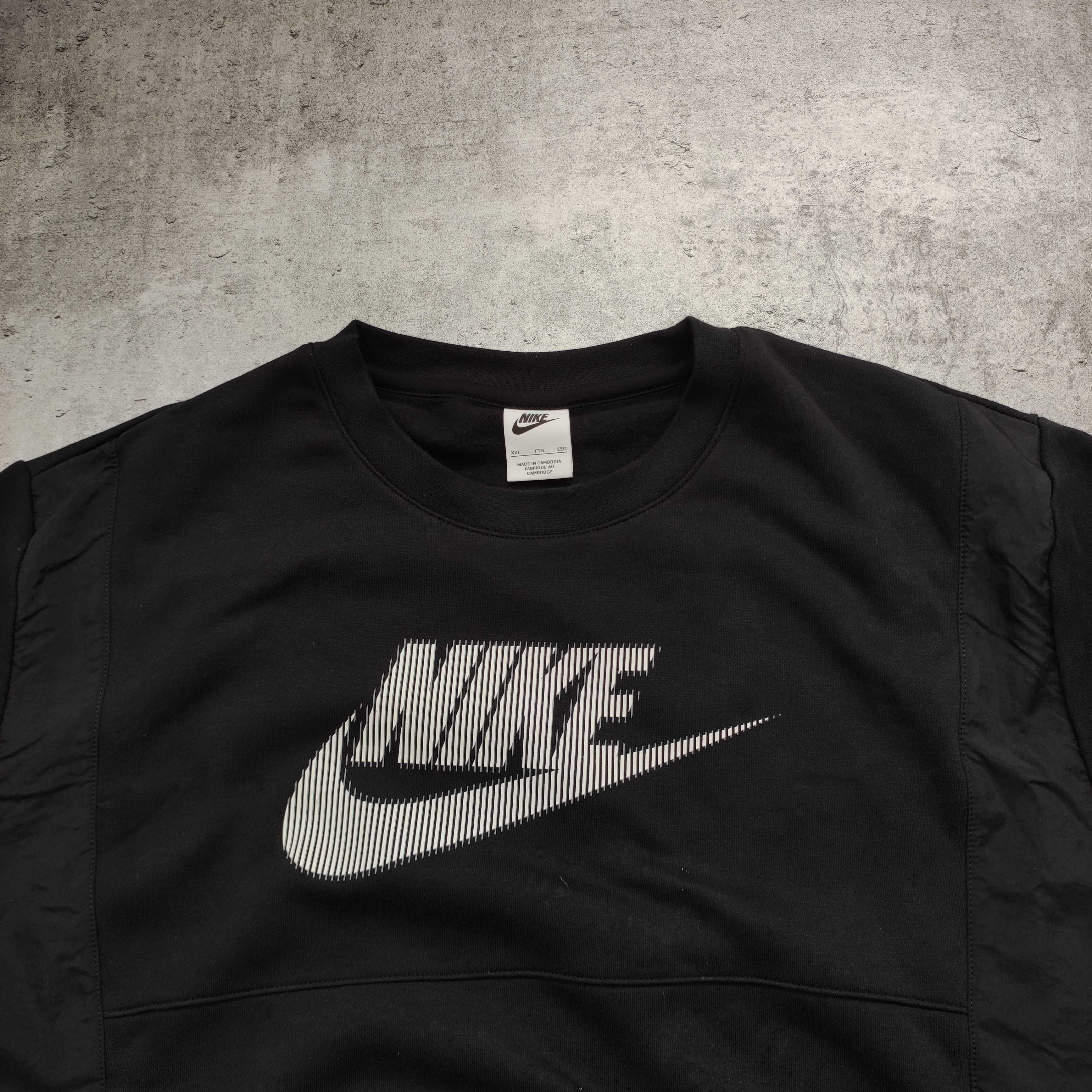 MĘSKA Bluza PREMIUM Duże Logo Sportswear bez Kaptura Nike AIR MAX