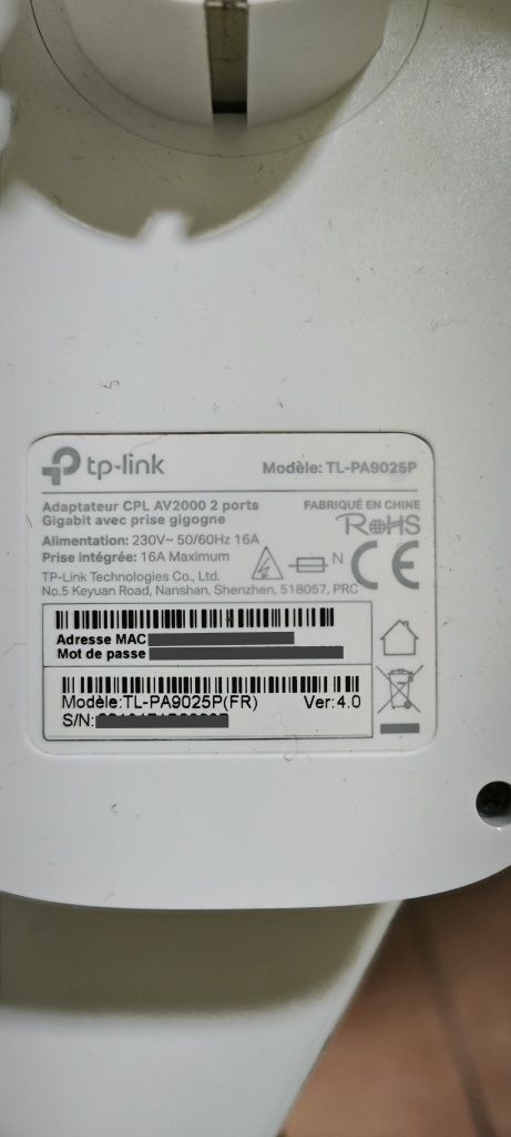 Tp-Link Powerline TL-PA9025P