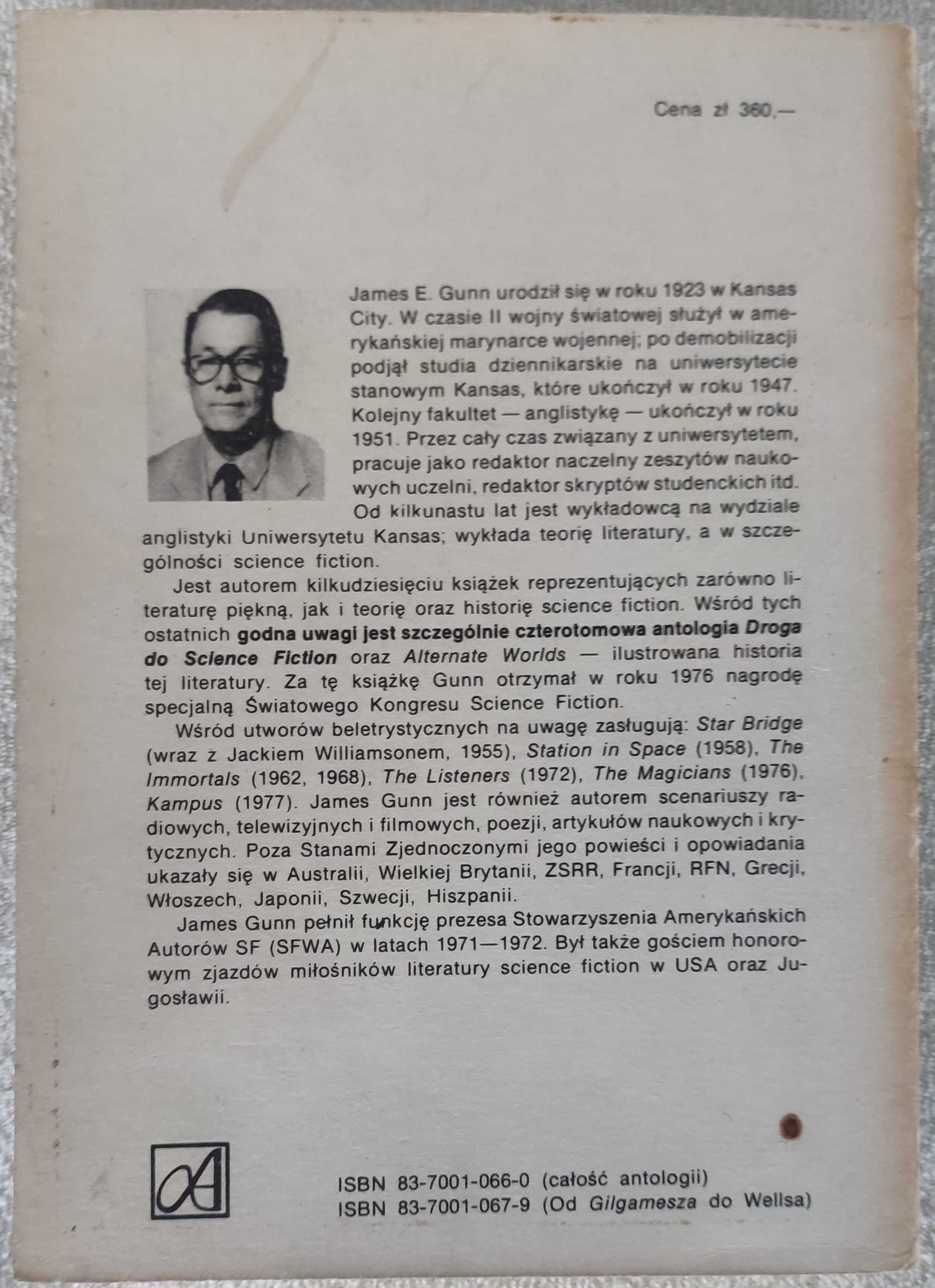 Droga do science fiction. Od Gilgamesza do Wellsa - J. Gunn