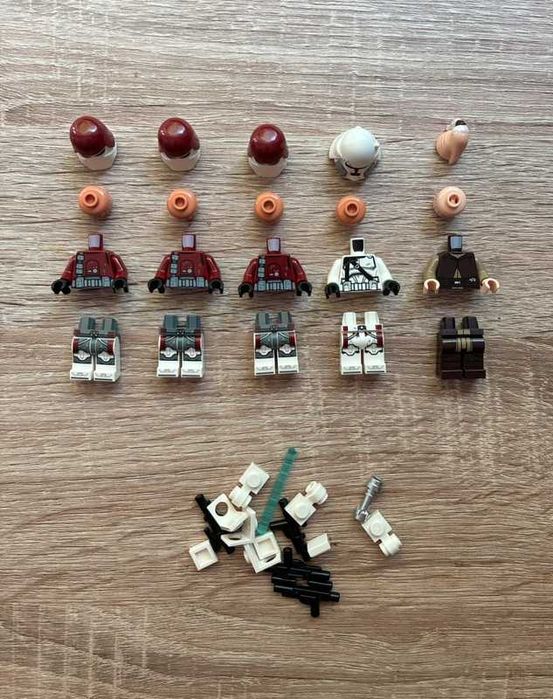 LEGO Star Wars minifigurki z Juggernauta (75413)