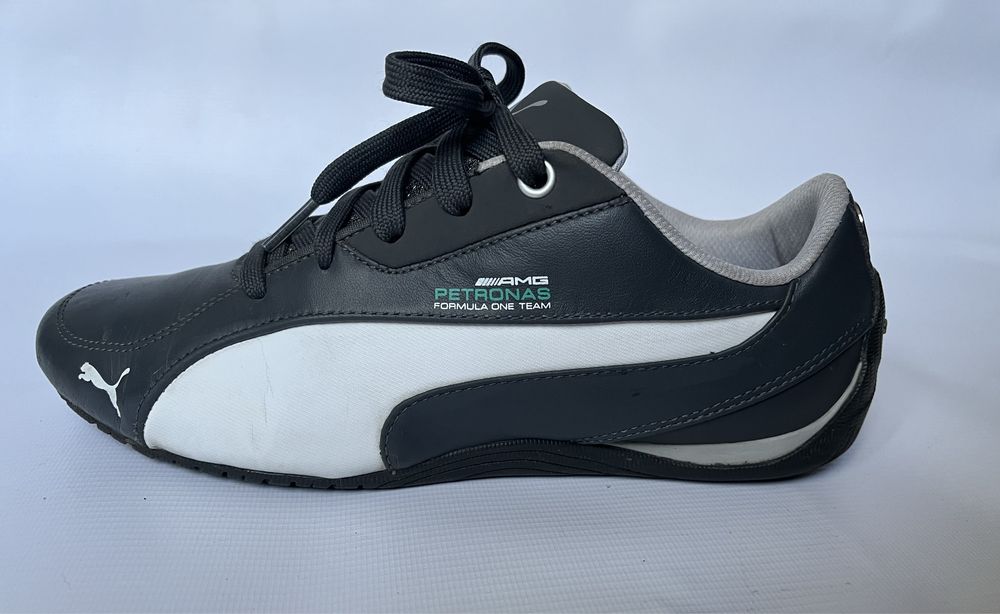 PUMA AMG PETRONAS Mercedes adidasy, półbuty, r. 39, szare i białe