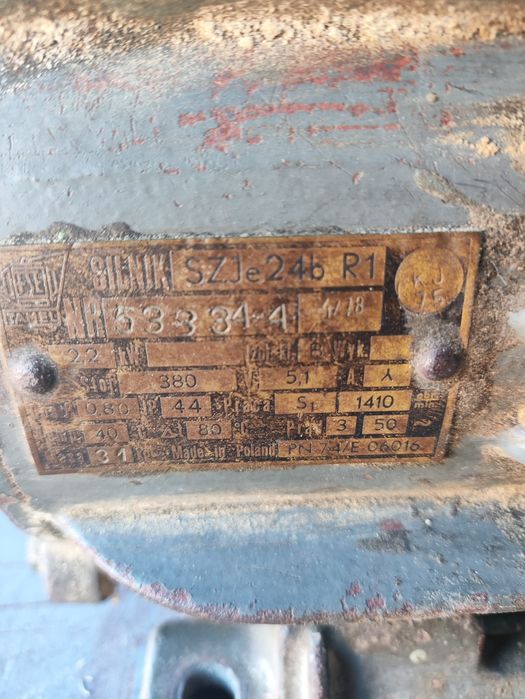 Silnik elektryczny 2,2kw uszkodzony