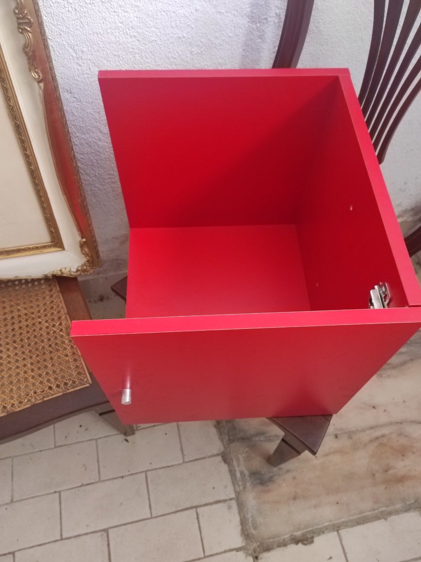 Acessorio Módulo porta IKEA vermelho Kallax