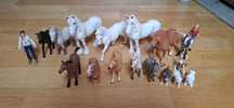 Zestaw koni Schleich + akcesoria