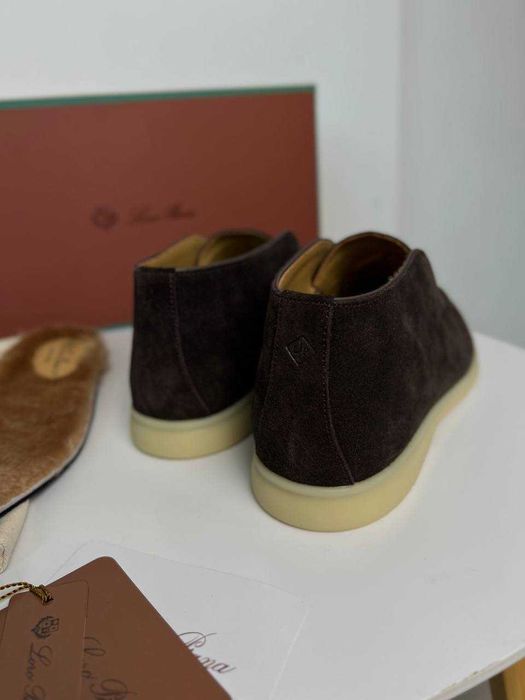 Мужские лоферы Loro Piana ботинки с меховой стелькой Лоро Пиана ob436