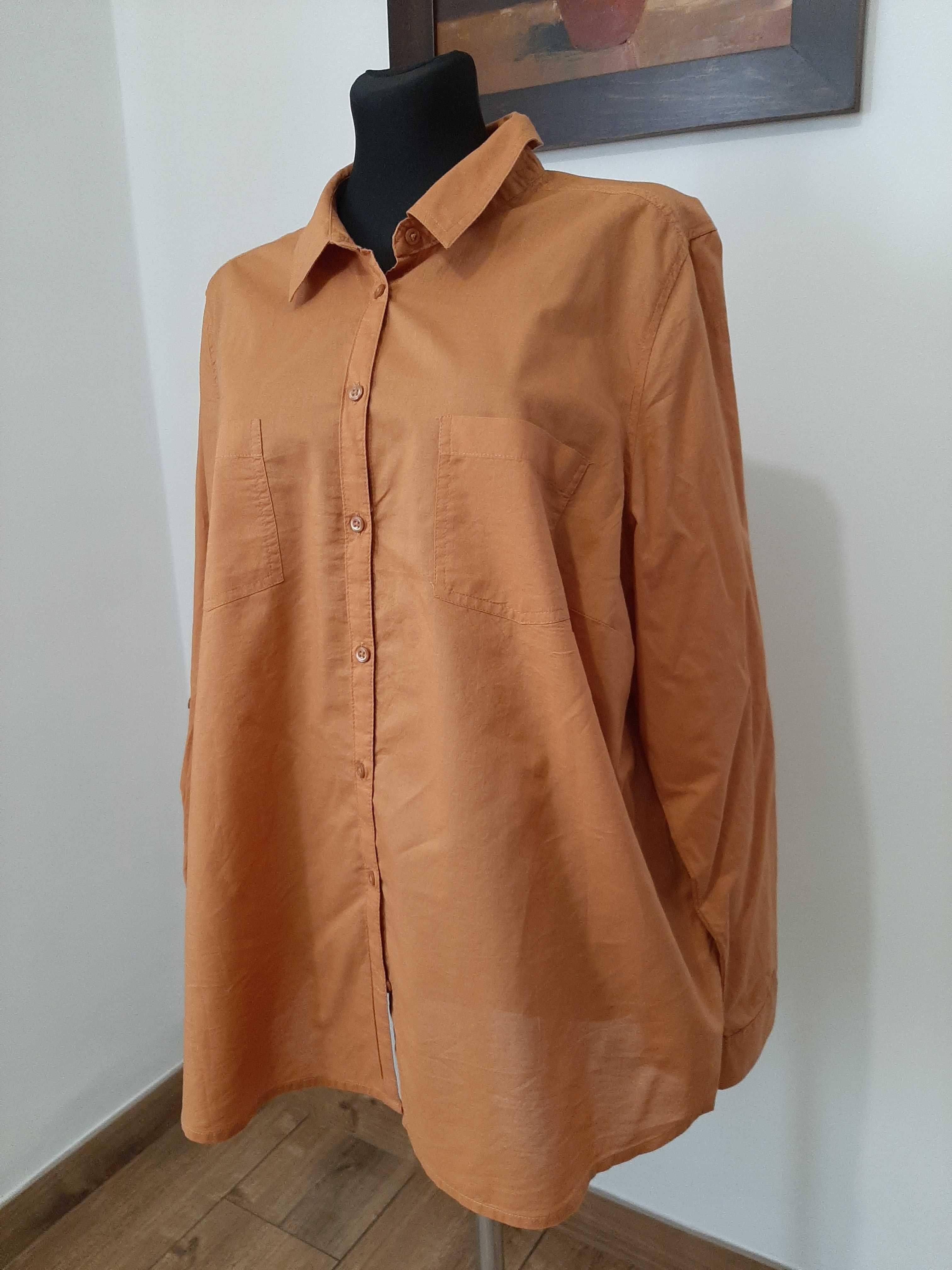 Pomarańczowa koszula, XL