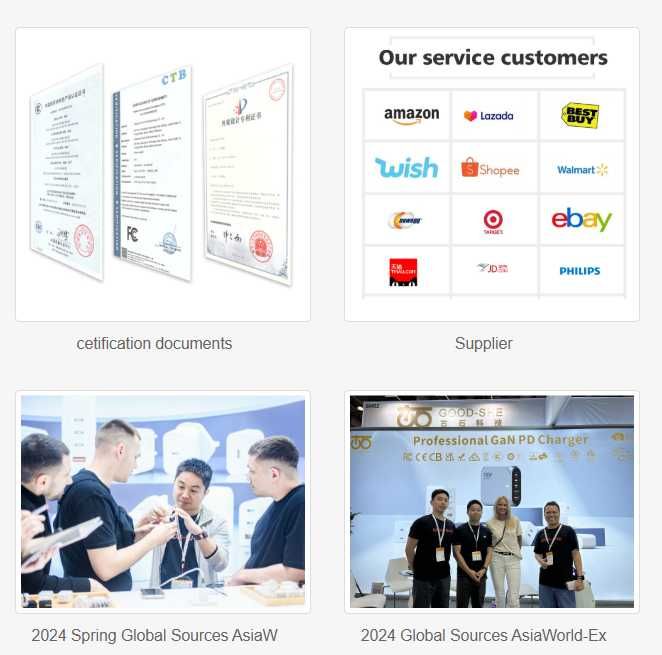 Швидка зарядка 100W 65w 25w GAN 2 QC4.0+PD3.0 блок зарядки 65W