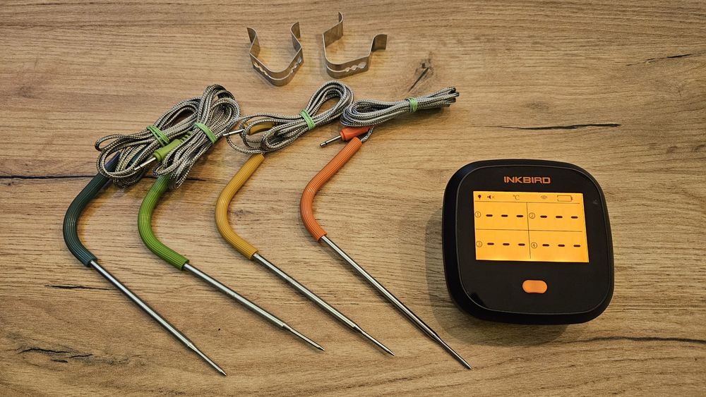 Termometr do mięsa inkbird ibbq-41 z 4 sondami wifi aplikacja