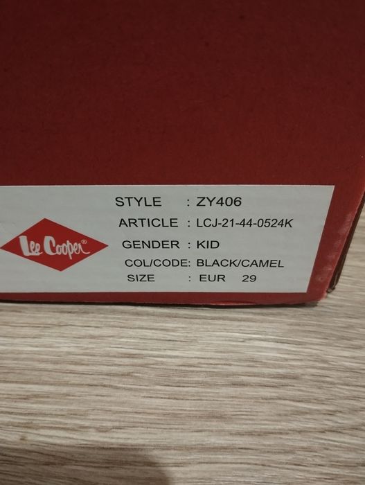 Buty zimowe dla chłopca LEE COOPER 29 śniegowce