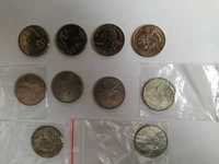 Monety 25 centów USA (10 szt.)